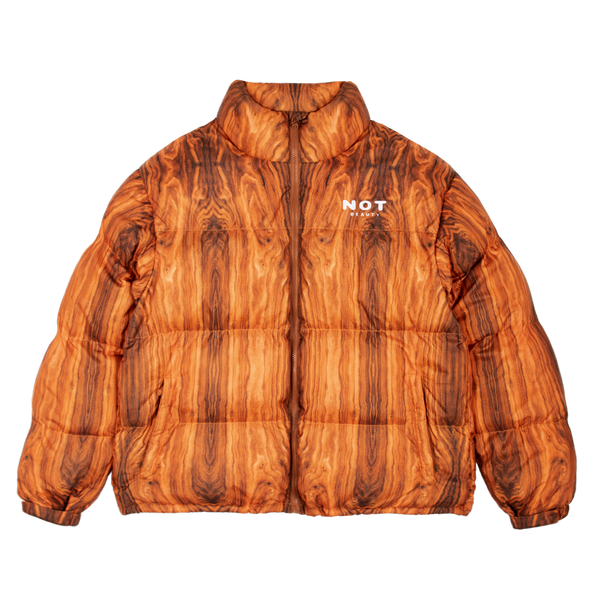 WOOD GRAIN PUFFER – NOT BEAUTY